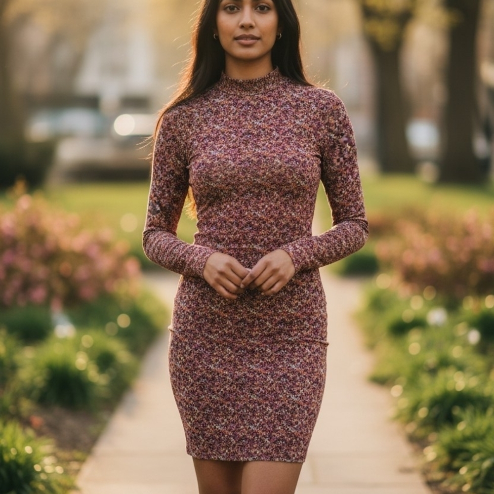 Elegant Multicolor Dress